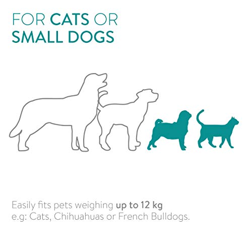 Navaris Mochila para Perros - Bolsa de Transporte para Gatos y Perros - Transportín de Viaje para Mascotas con ventilación y Gran tamaño