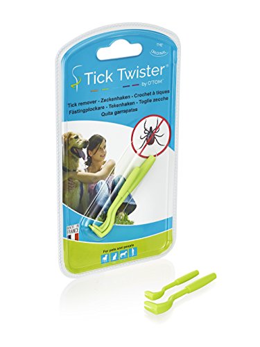 Paquete quita garrapatas para animales O 'tom Tick Twister Blister.