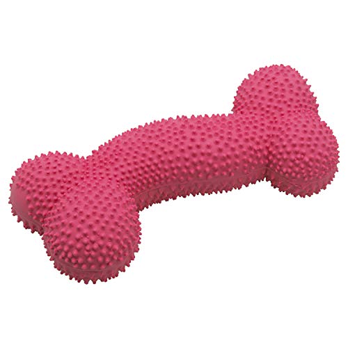 Petper Cw-0095EU - Juguete con sonido de látex con forma de hueso espinoso para perros, juguete interactivo para jugar y entrenar