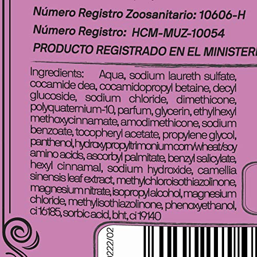 Petuxe Champú Perros y Mascotas Vegano, Pelo Negro, 200 ml