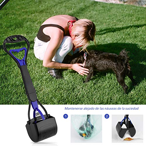 POPETPOP Recogedor de Basura para Mascota Cachorro Perro Gato Recogedor de Residuos de Interior Herramientas de Limpieza al Aire Libre