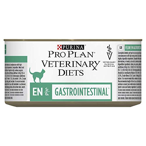 Pro Plan Dietas Veterinary Feline EN Gastrointestinal Dry Cat Food 195g - Caja de 24