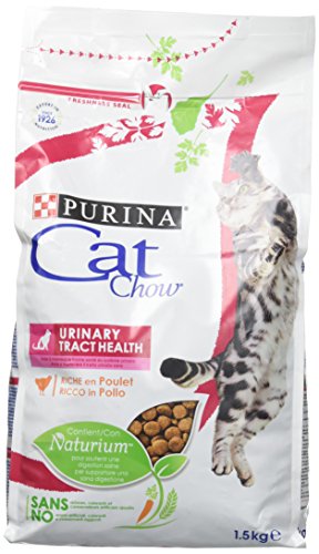Purina Cat Chow Comida Seco para Gatos Adultos Cuidado Tracto Urinario Rico en Pollo - 1.5 Kg