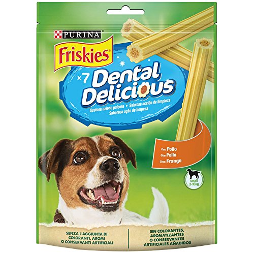 Purina Friskies Dental Delicious golosina dental para Perro Pequeño 6 x 100 g