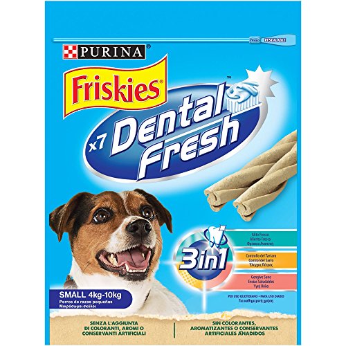 Purina Friskies Dental Fresh golosinas dental para Perro Pequeño 6 x 110 g