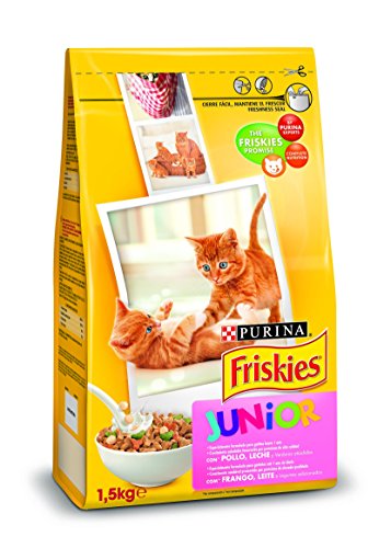 Purina Friskies Pienso para Junior Gato hasta 1 año 6 x 1,5 Kg