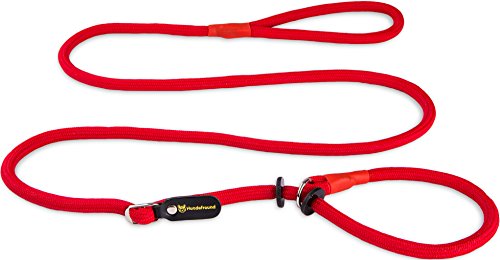 Retriever Correa | Correa y collar ligero en uno (200 cm) | Moxon cuerda para agility, de entrenamiento y adiestramiento