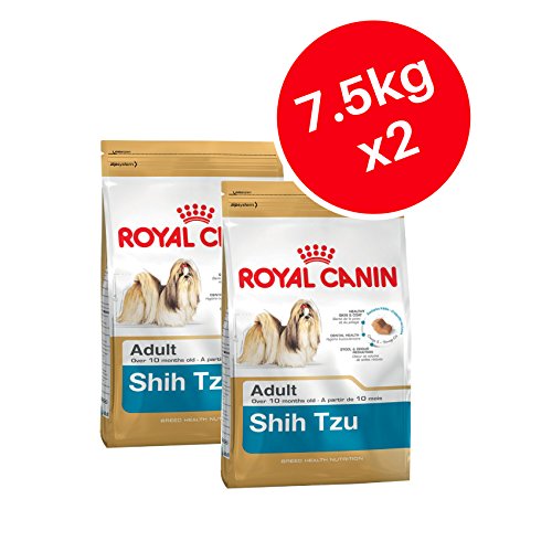 Royal Canin Shih Tzu - Comida para perros secos para adultos (7,5 kg, 2 unidades)