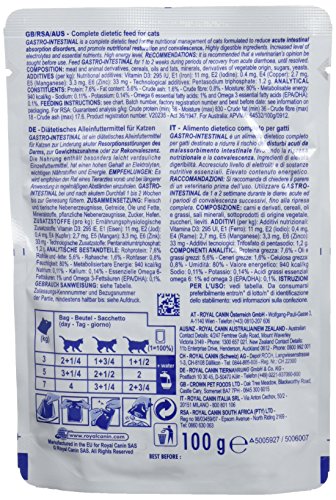 Royal Vet Feline Gastro Intestinal Caja 12X100Gr