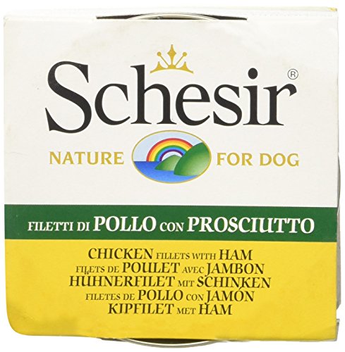 Schesir agr. as delic – sches.Dog Fil. Pollo Y Jamón 150 gr.
