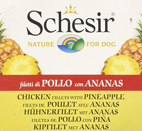 Schesir Perro 150 gr Pollo con piña