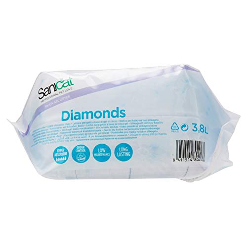 Sheba Sanicat Lettiera Silicio Diamond 3,8 Lt 200 ml