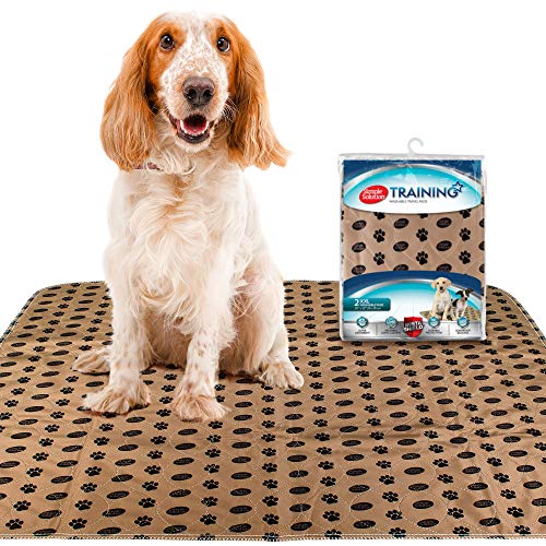 Simple Solution Entrenamiento Lavable y Pastillas para Perros de Viaje, XXL (Paquete de 2)