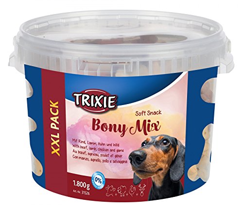 Trixie 31526 Bote Snacks Bony Mix, XXL - 1800 gr