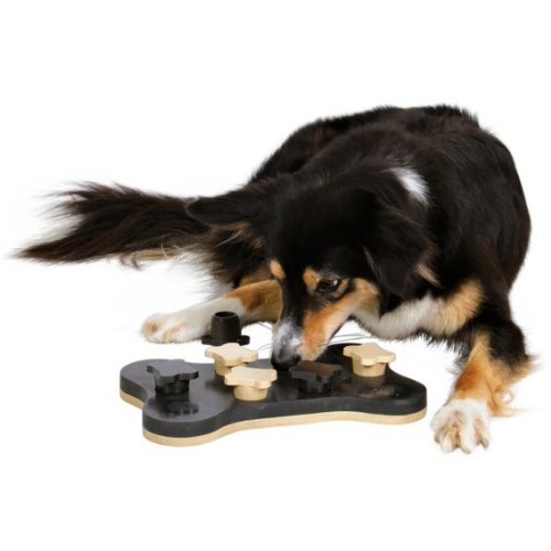 Trixie Dog Activity Juego Interactivo - Juguete para Perros Accesorios para Perros Dog Activity Game Bone 31x20 cm Nivel 1 y 2