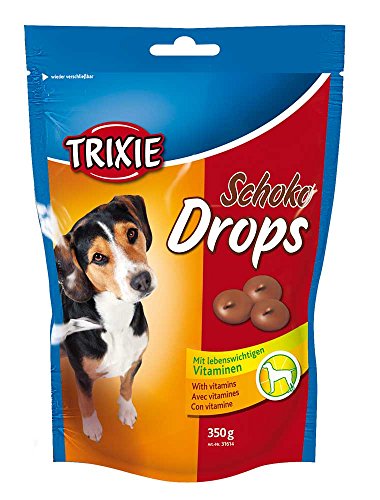 TRIXIE Schoko Drops - Golosinas para perros chocolate vitaminados, 350 g