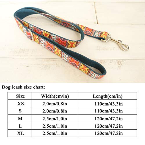 TVMALL Collar de Perro Ajustable para el Aire Libre, para Mascota, Correa, Cuerda, Collar Estilo Bohemio, para Perros medianos y pequeños