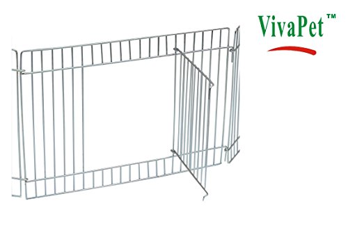 VivaPet - Parque para Animales con Paneles Laterales, Octogonal, para roedores y Cachorros, con 8 Paneles, pequeño, 86,36 cm