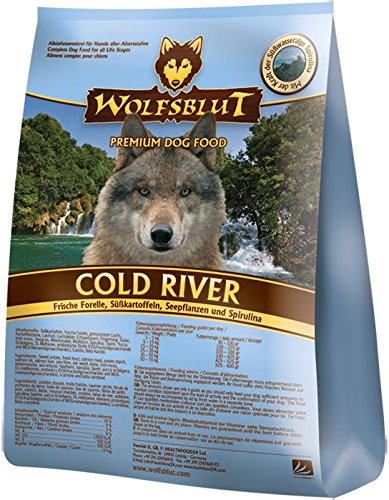 Wolfsblut Cold River, Alimento Deshidratado para Perro, Sabor Trucha y Boniato-2 kg