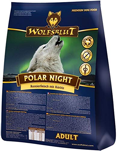 Wolfsblut Polar Night, Alimento Deshidratado para Perro, Sabor Reno y Calabaza -2 kg