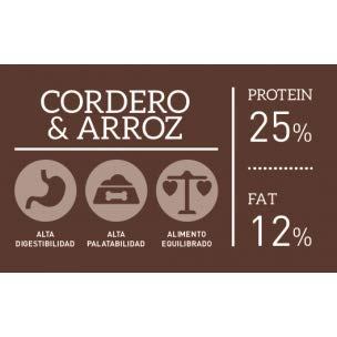 YERBERO Nature Cordero y ARROZ Comida Premium para Perros 3kg