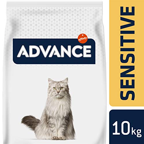 Advance Sensitive - Pienso para Gatos, 10 kg