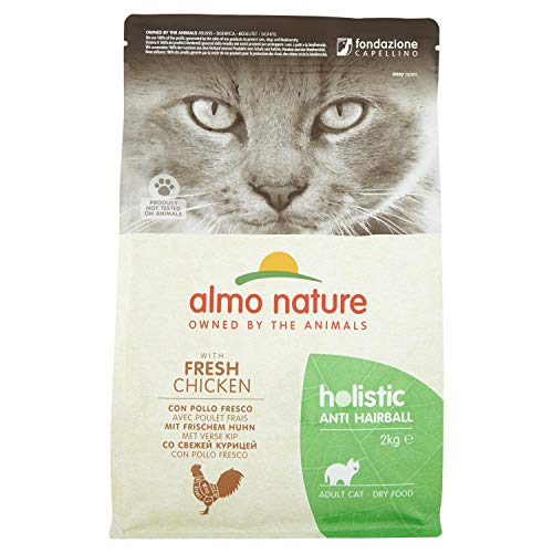 almo nature Cat Dry PFC Holistic Anti Hairball Pollo, 2 kg