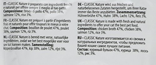 almo nature Cat HFC Natural Pollo y Salmón - Paquete de 24 x 55 gr - Total: 1320 gr