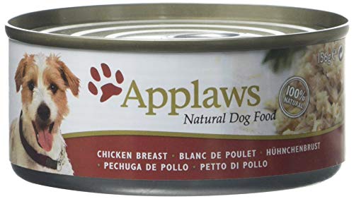 Applaws - Lata de arroz para Perros y gallinas (Paquete de 156g, 18 Unidades)