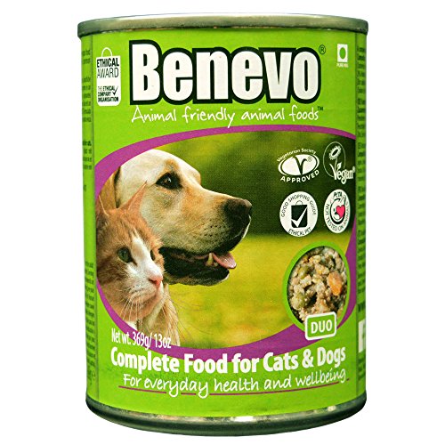 Benevo Bio Perros Forro Duo veganes Forro húmedas, 6 Pack (6 x 369 g)