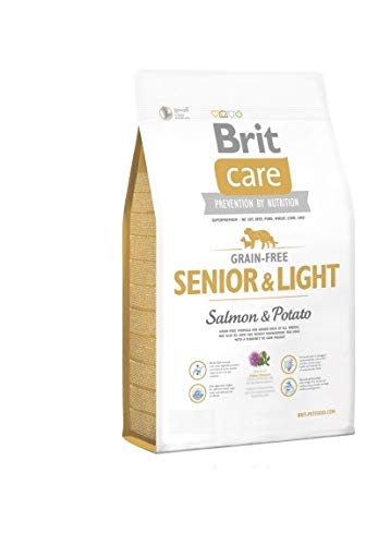 Brit Care Grain-Free Senior Salmon & Potato Comida para Perros - 1000 gr