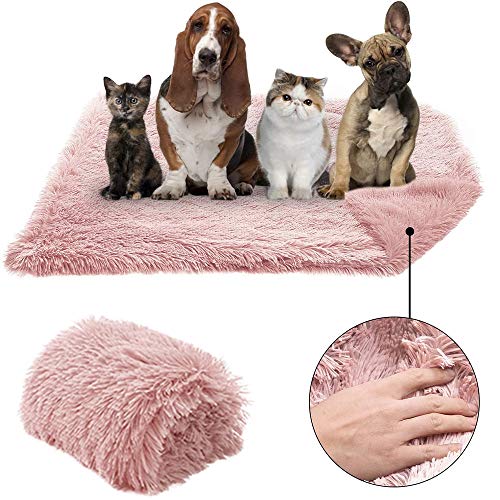 BVAGSS Alfombra Manta Suave y Linda Warm Manta Lavable para Gatos y Perros XH025 (M, Pink)