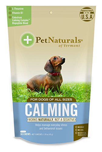 Calming for Dogs, fórmula de Apoyo Natural para el Comportamiento, 30 masticadores de tamaño mordido