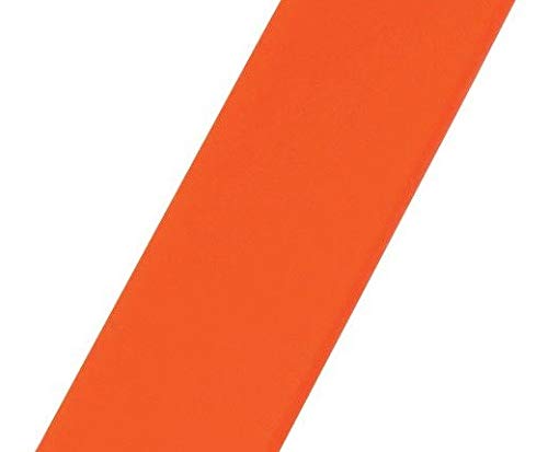 Collar Perro de caza PVC naranja Biothane Beta 2.5 x 60 cm flexible/resistente (Important de ver las detalles)