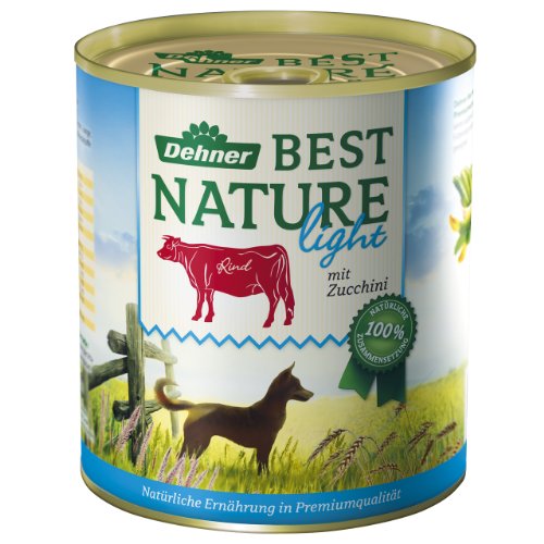 Dehner Best Nature Comida para Perros Light Rind y calabacín