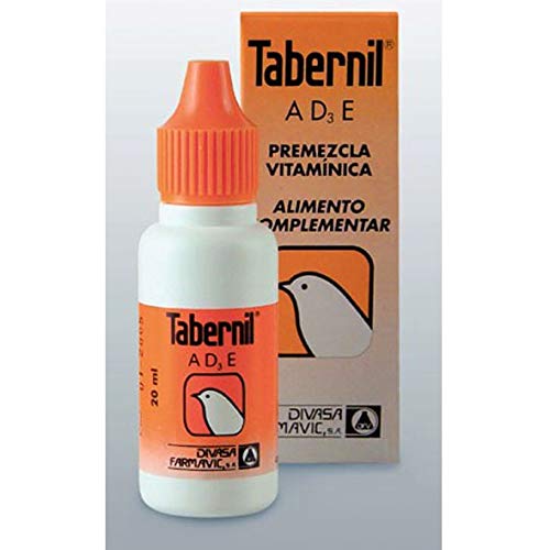 DIVASA Tabernil A, D3, E Solución Oral para Aves - 20 ml
