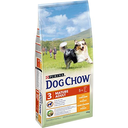 Dog Chow Perro Mature Adult pienso con del Pollo para Perro Adulto 14 kg