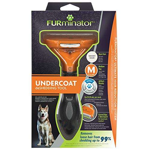 FURminator® Undercoat deShedding Tool para perros medianos de pelo corto