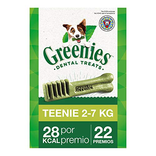Greenies Snack dental Regular Teenie para perros toy, bolsa de 170 g (Pack de 6)