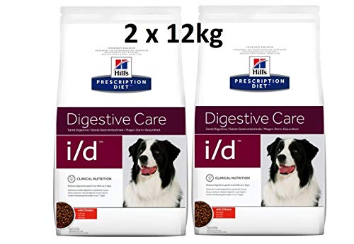 Hills Prescription Diet i/d : 2 x 12 kg Digestive Care Comida para perros con pollo
