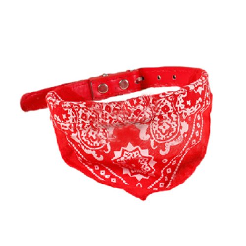 HuntGold precioso Collar Pequeño Pañuelo Bandana Decoración para perro gato perrito (rojo)