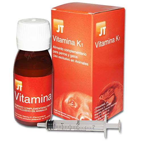 JTPharma 163140 - Vitamina K1 para mascotas, 55 ml
