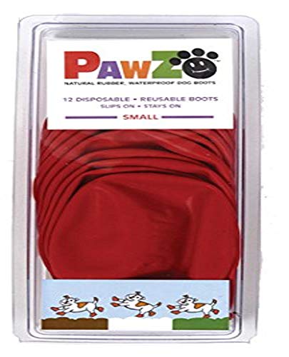 Pawz Botas de Goma Impermeables para Perros Pequeños - 12 Unidades