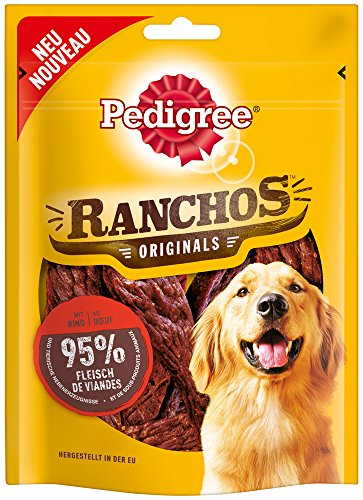 Pedigree Ranchos Originals - Aperitivo Blando para Perros, Secado Suave, Ideal para Perros pequeños y Grandes