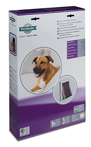 PetSafe - Puerta para Mascotas de Uso eficiente con Condiciones meteorológicas extremas, tamaño Mediano