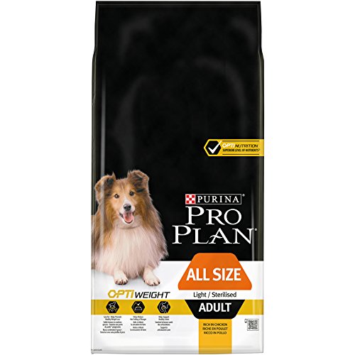 Purina Pro Plan All Size Adult Light/Sterilised OPTI Weight Chicken Comida para Perros - 14000 gr