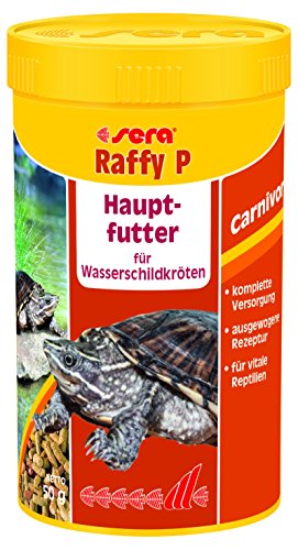 Sera Raffy P limento complementario, Que se compone de granulado Flotante, cuidadosamente elaborado, para Reptiles carnívoros, como Las Tortugas acuáticas, 250 ml