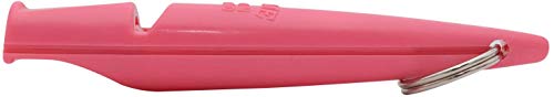 Silbato para perros Acme N.º 211,5 + cordón de silbato gratuito, original de Inglaterra, ideal para el entrenamiento canino, material robusto, frecuencia estándar, alta y de gran alcance (rosa pastel)