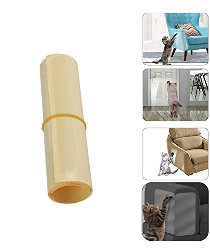 2 UNIDS Auto-Adhesivo Pet Couch Protector Clear Pet Cat Dog Garra Guardias Invisible Plastic Couch Shield Puerta Scratching Protección Pad para Paredes de la Puerta colchón