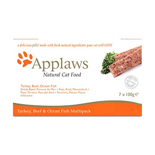 Applaws - Paquete de Alimentos para Gatos, 7 x 100 g